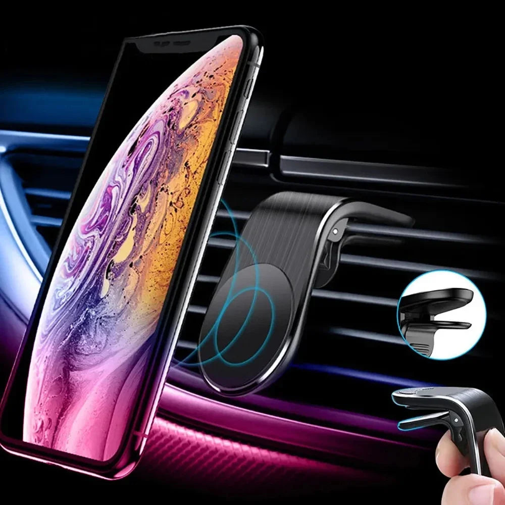 Magnetic Car Phone Holder — 360° Vent Mount