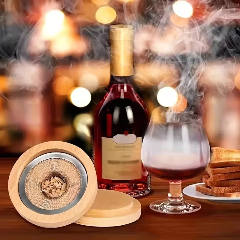 Cocktail & Whisky Smoker Kit — Wooden, 8 Piece