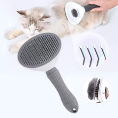 Self-Cleaning Pet Slicker Brush