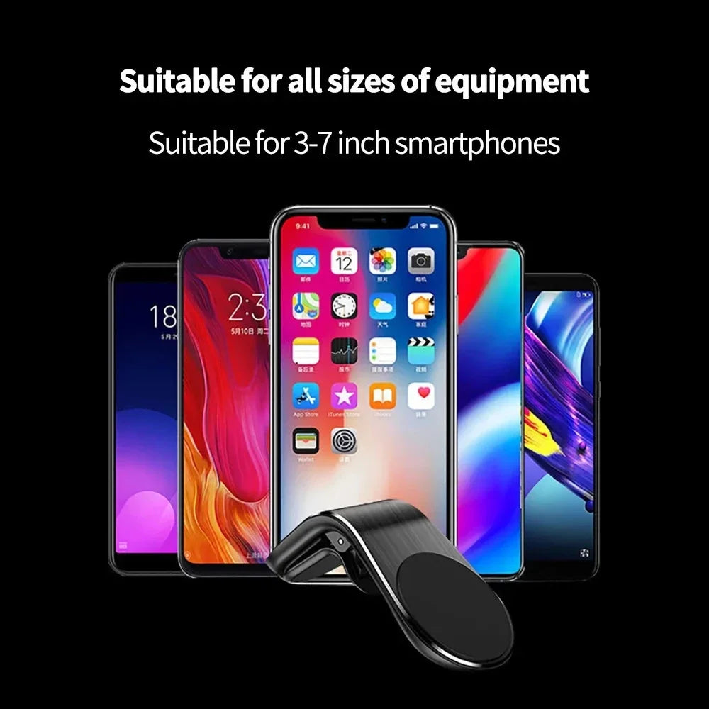 Magnetic Car Phone Holder — 360° Vent Mount