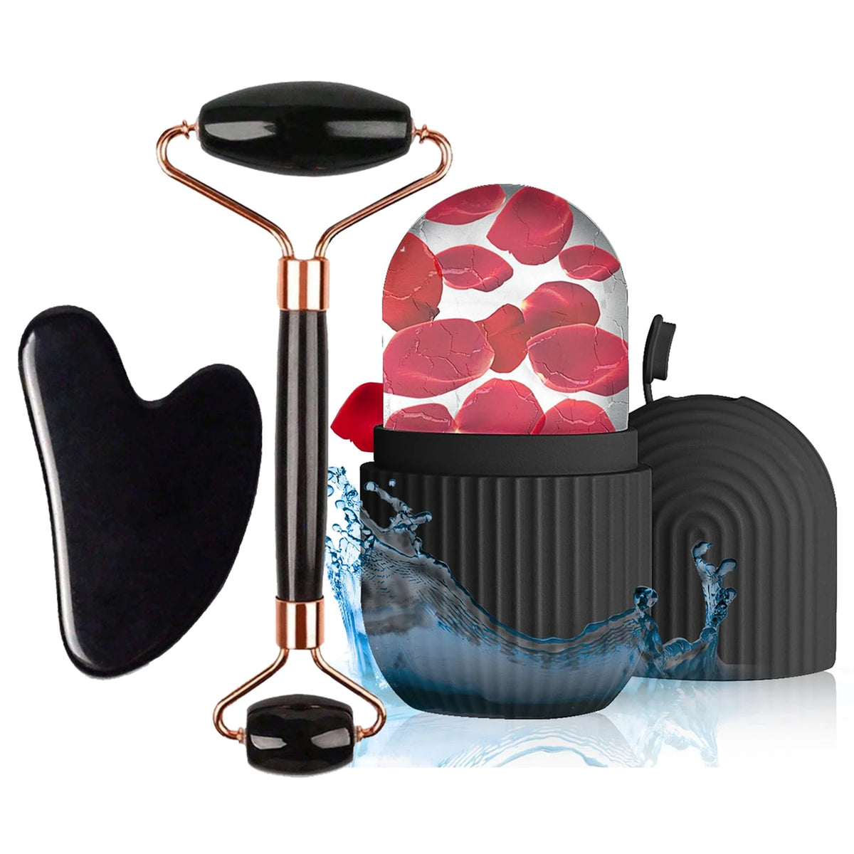 Ice Face Roller & Gua Sha Set