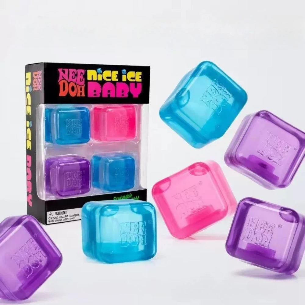 Nice Ice Fidget Cube Set — 4 Pack