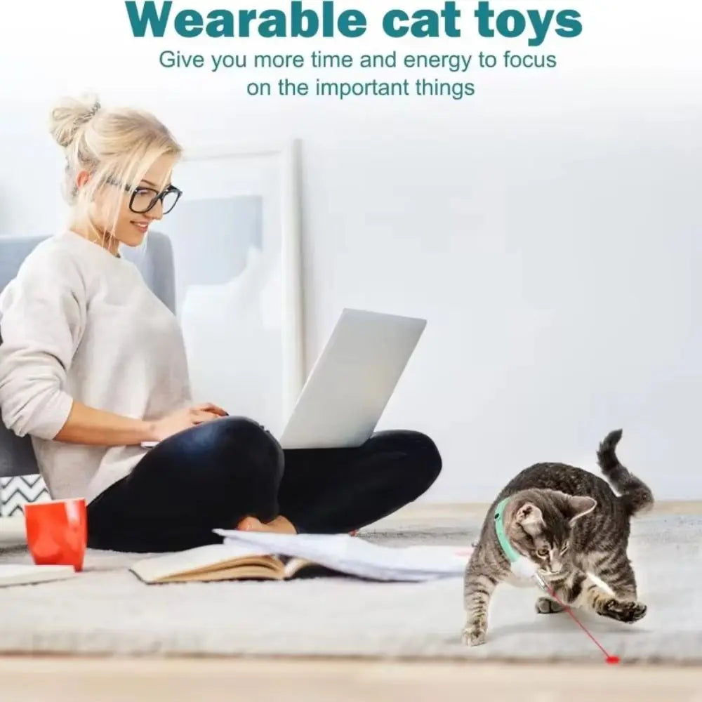 Automatic Cat Laser Toy — 360° Interactive Play