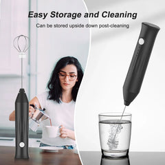 Electric Milk Frother — USB-C, 3 Speed