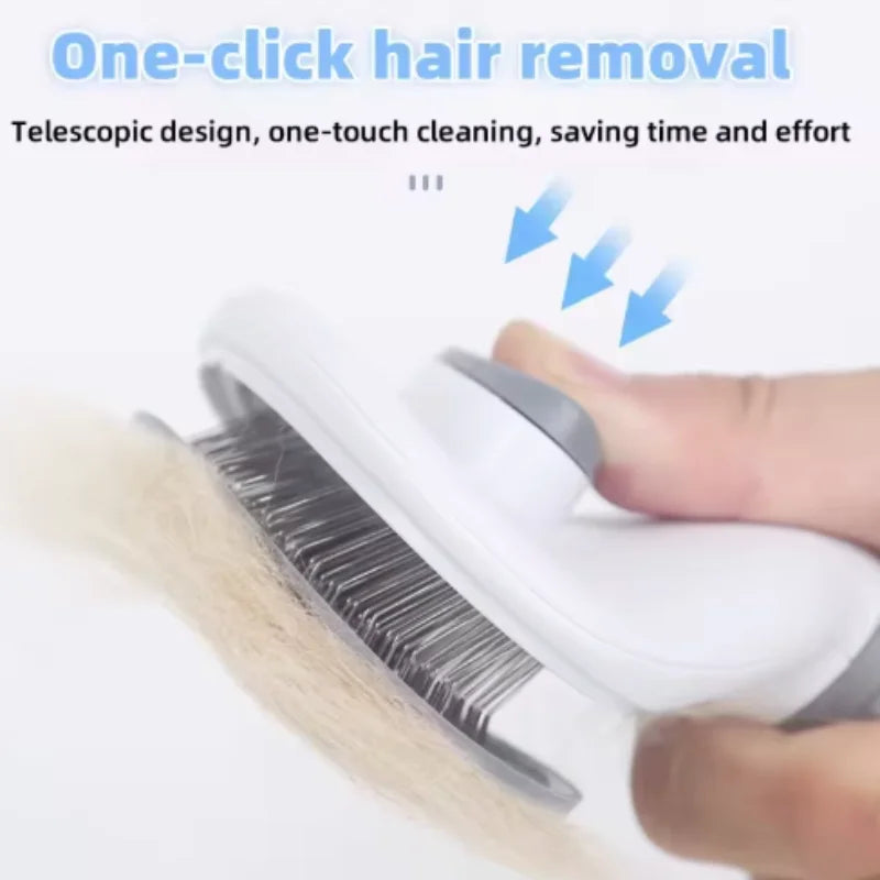 Self-Cleaning Pet Slicker Brush