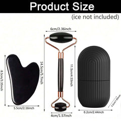 Ice Face Roller & Gua Sha Set