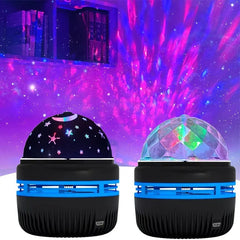 Galaxy Star Projector — Remote & Timer Night Light