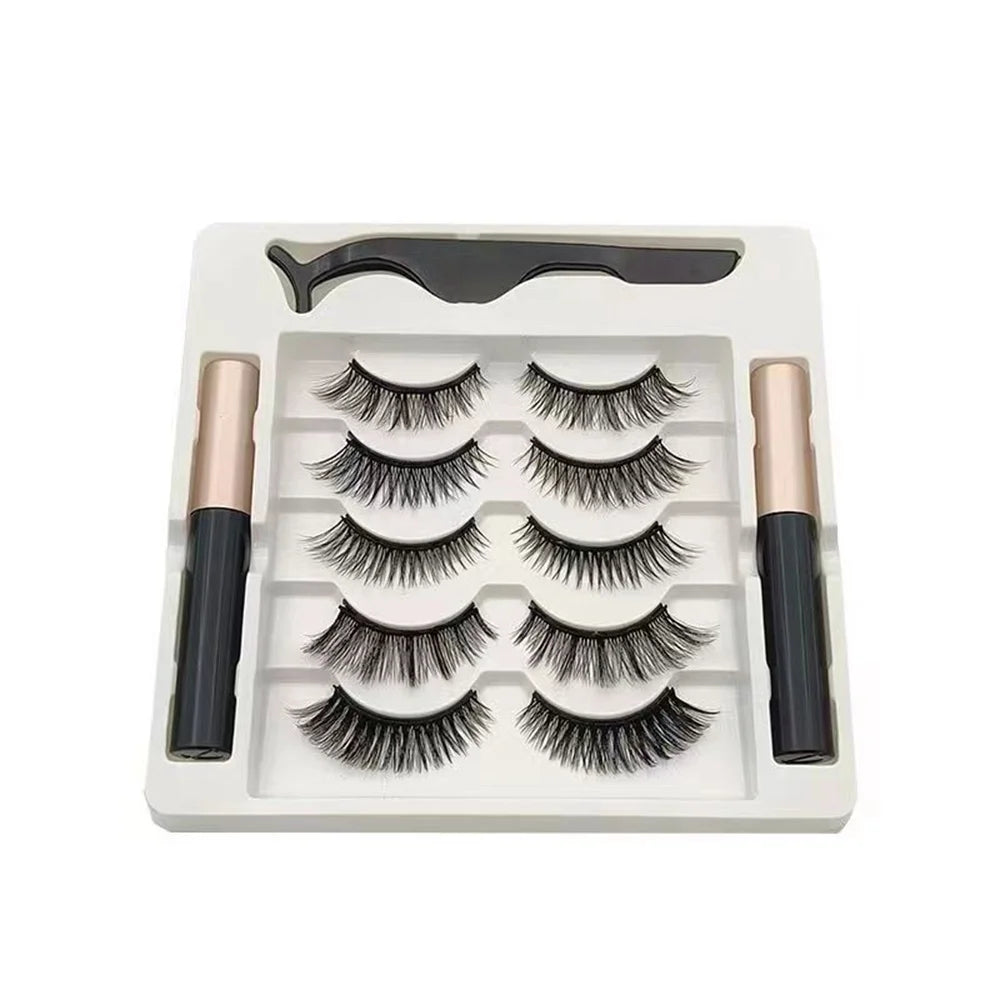 Magnetic Lash Kit — 5 Pairs, Magnetic Liner & Applicator