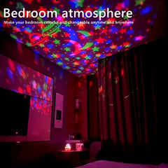 Galaxy Star Projector — Remote & Timer Night Light