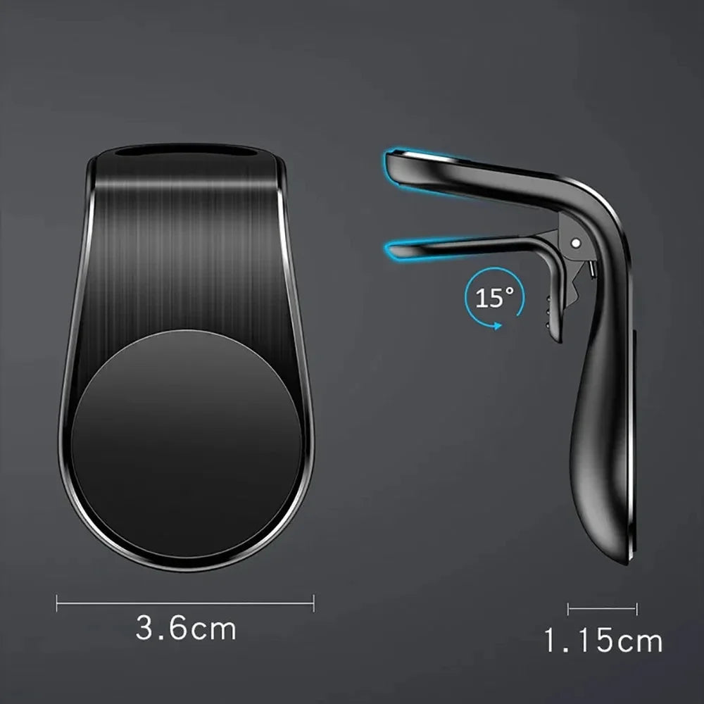 Magnetic Car Phone Holder — 360° Vent Mount