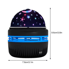 Galaxy Star Projector — Remote & Timer Night Light