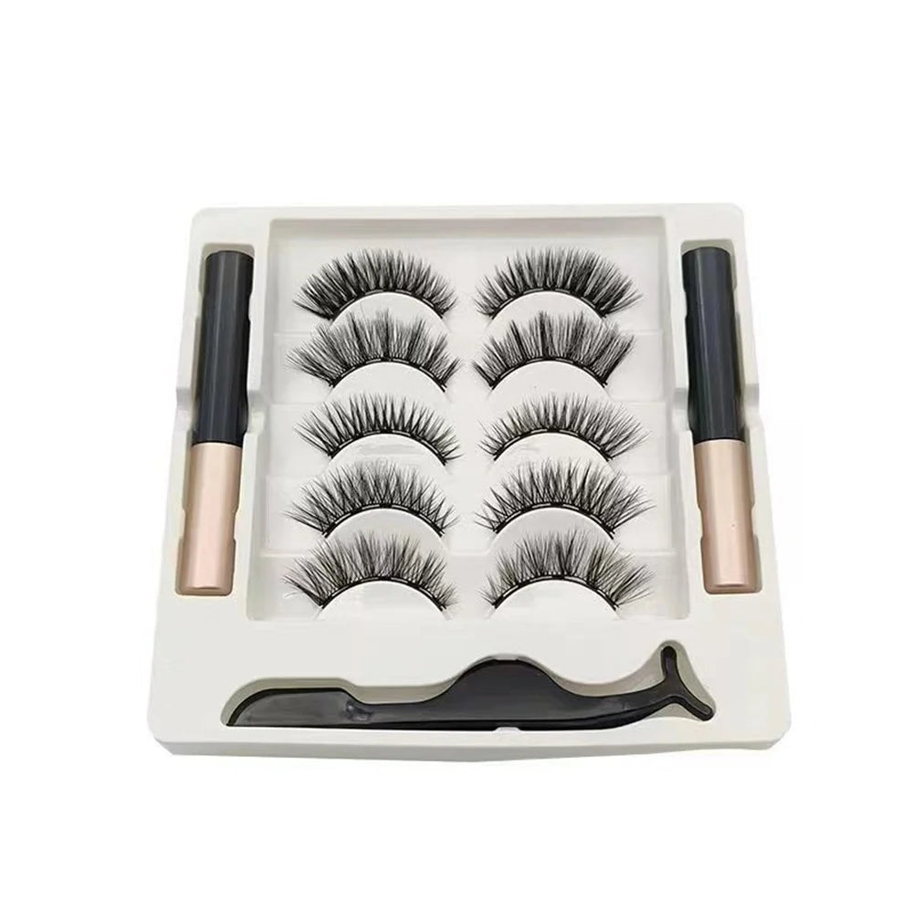 Magnetic Lash Kit — 5 Pairs, Magnetic Liner & Applicator
