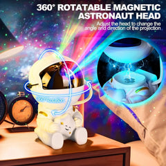Astronaut Galaxy Projector — Star & Nebula Night Light
