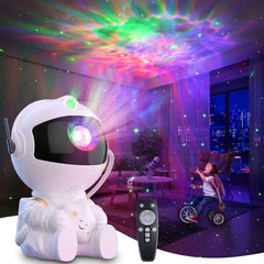 Astronaut Galaxy Projector — Star & Nebula Night Light