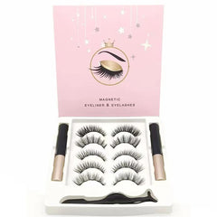 Magnetic Lash Kit — 5 Pairs, Magnetic Liner & Applicator