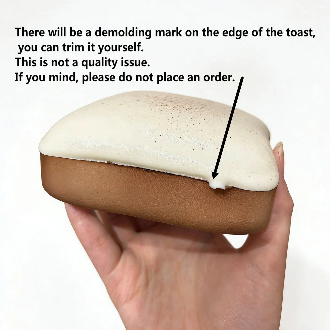Toast Bread Squishy — Slow-Rising Squeeze Toy