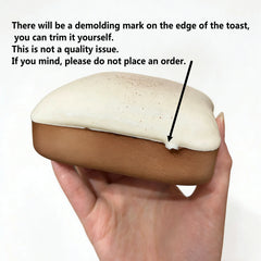 Toast Bread Squishy — Slow-Rising Squeeze Toy