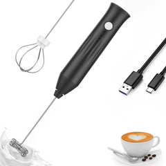 Electric Milk Frother — USB-C, 3 Speed