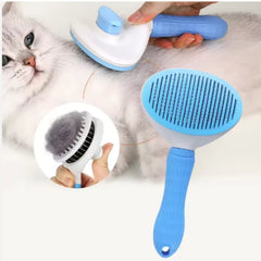 Self-Cleaning Pet Slicker Brush