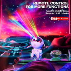 Astronaut Galaxy Projector — Star & Nebula Night Light