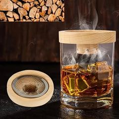 Cocktail & Whisky Smoker Kit — Wooden, 8 Piece