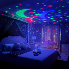 Galaxy Star Projector — Remote & Timer Night Light